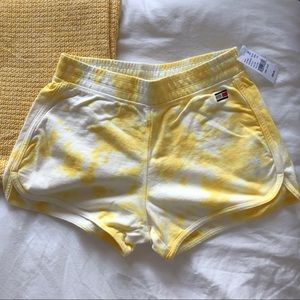 Tommy Hilfiger Yellow Tie-Dye Shorts (S)